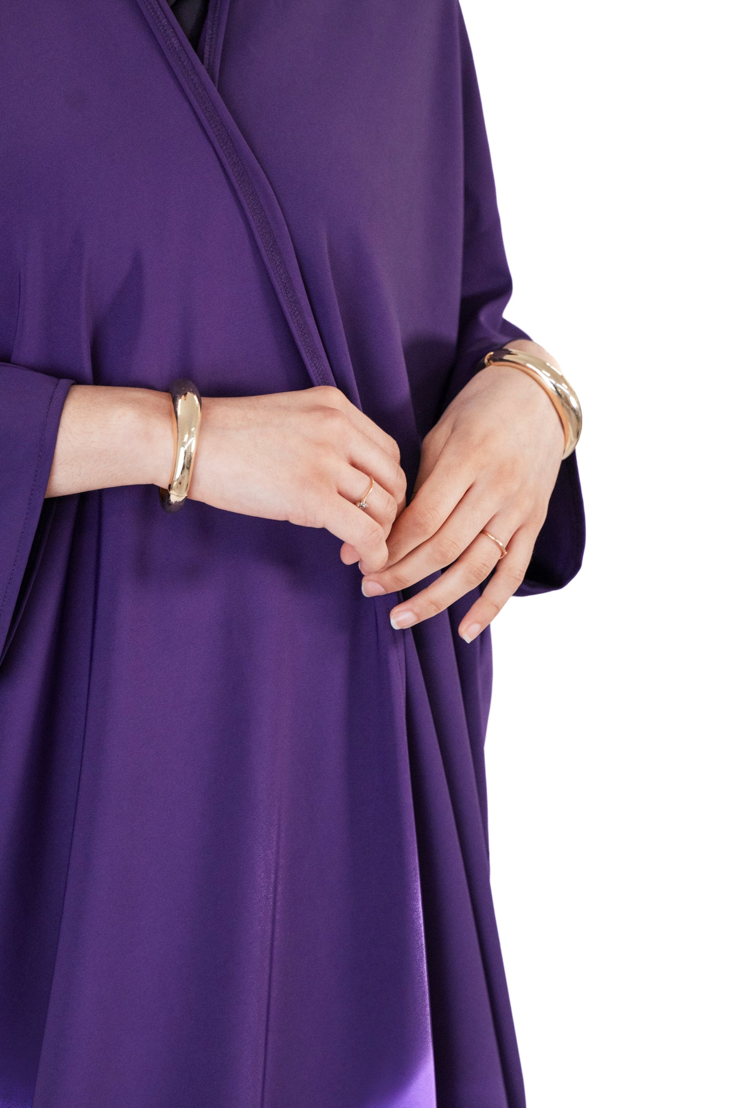Full Bisht - Purple